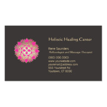 Pink Lotus Holistic Healing Arts Business Card
