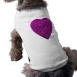 Pink Love Heart! Playing Card Pattern! pet clothing