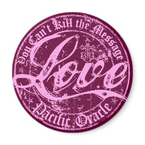Pink LOVE- You Can't Kill the Message Magnets