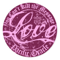 Pink LOVE- You Can't Kill the Message Sticker