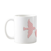 Pink Lovebirds Mug