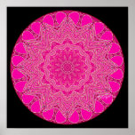 Pink-Magenta Mandala posters