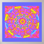 Pink  Mandala  Poster posters
