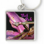 Pink Mantis "Think Pink" Key Chain keychains