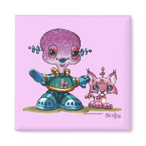 Pink Marteenie Magnet