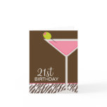 Pink Martini and Zebra Pattern cards