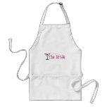 Pink Martini Bride aprons