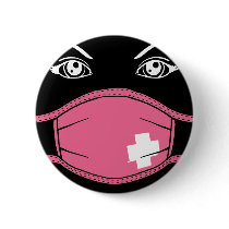 Pink Medical Mask Graphic