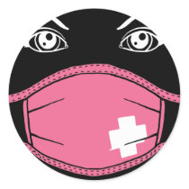 Pink Medical Mask Graphic