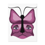 Pink Meow Mask postcards