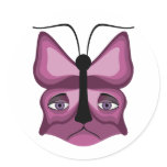Pink Meow Mask stickers
