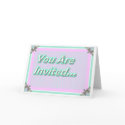 Pink Mint Invitation cards