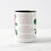 Pink Mist Rose Prayer Mug