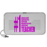 Pink Modern Teachers : Number One Teacher Travelling Speakers