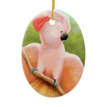 Pink Moluccan Cockatoo Ornament
