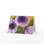 Pink Morning Glory Birthday Card