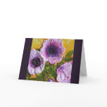 Pink Morning Glory Birthday Card