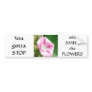 Pink morning glory bumper sticker
