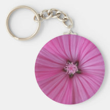 Pink Morning Glory ~ Macro Photography Keychains