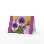 Pink Morning Glory Your Welcome Card