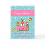Pink Mosque Flowery Card