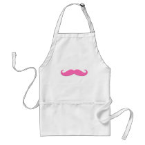 Pink Moustache Humour Create Your Own Aprons