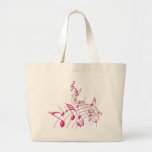 PINK MUSIC NOTES CANVAS BAGS