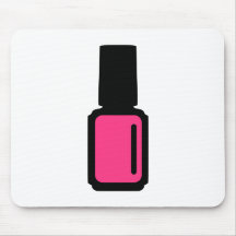 Pink Nail polish Mousepad