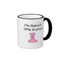 Pink Nana's Little Bunny T-shirts and Gifts Mugs