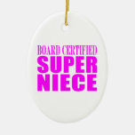 Pink Nieces Birthday & Christmas : Super Niece Christmas Ornaments