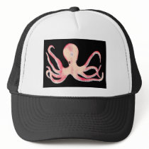 Pink Octopus Mesh Hat