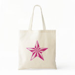 Pink Optical Illusion Star Bag