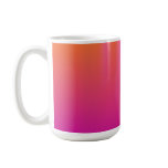 Pink & Orange Abstract Artwork: mugs