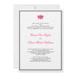 Pink Orchid Invitation
