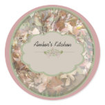 pink orchid spice jar labels stickers