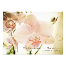 Pink Orchid • Wedding Invitation