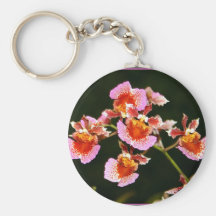 Pink Orchids keychain