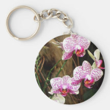 Pink Orchids Keychain