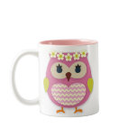 Pink Owl Mug