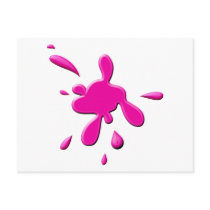 Pink Paint Splodge