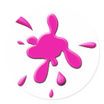 Pink Paint Splodge