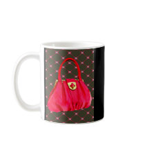 Pink Patent Shoulder Bag Mugs