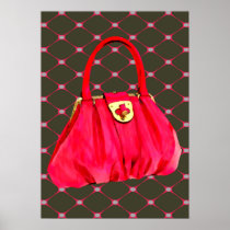 Pink Patent Shoulder Bag