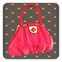 Pink Patent Shoulder Bag