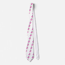 Pink Patriotic Flamingo Hat Sparkler Custom Ties