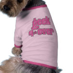 Pink Pattern Geek 4ever Dog Tshirt