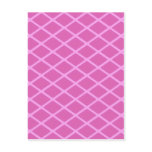pink pattern post card