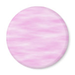Pink pattern. Soft waves, clouds. Custom magnets