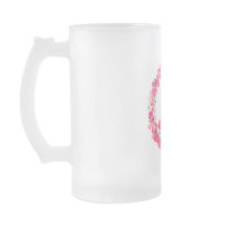 Pink Peace Flowers Mug