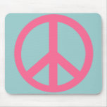 Pink Peace Sign Products mousepads